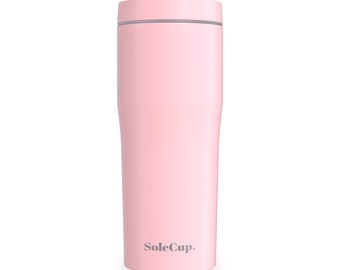 SoleCup Thermal Leakproof Travel Mug 480ml, Insulated Coffee Mug with Quick-Press Closure, Double-Walled Travel Mug for Hot and Cold Drinks