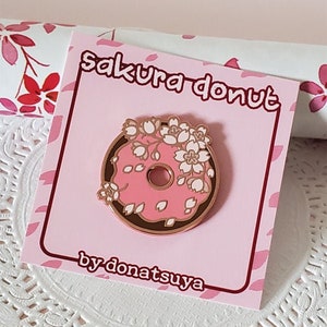 Sakura Donut Enamel Pin