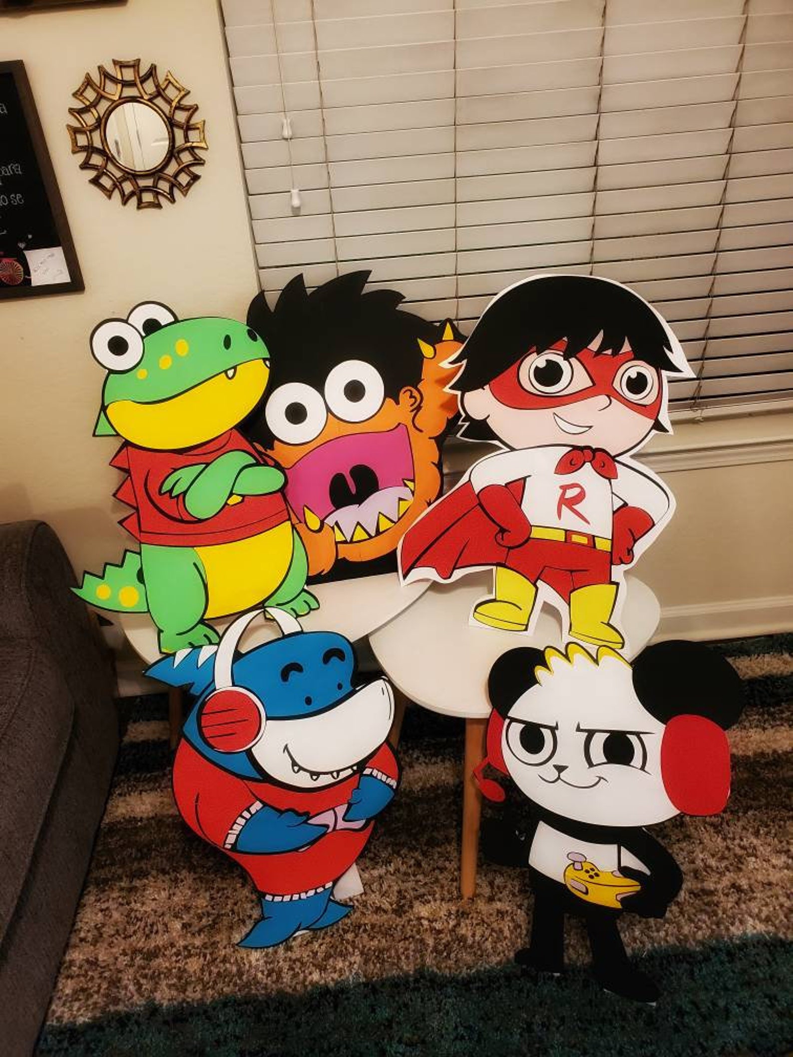 Ryan world standees Ryan's world party suplies Etsy