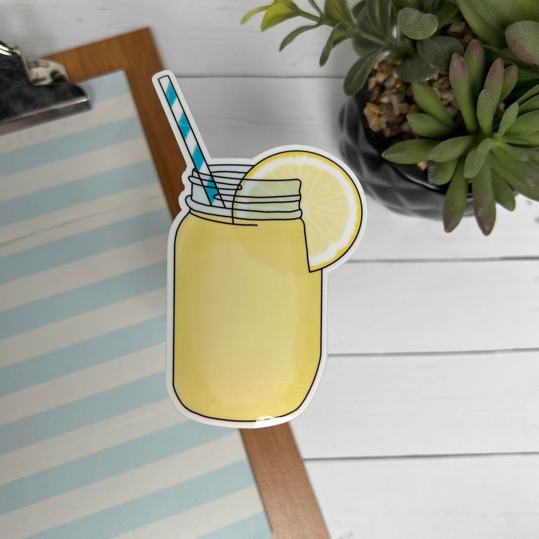 Lemonade Sticker Lemonade Decal Summer Sticker Summer Etsy