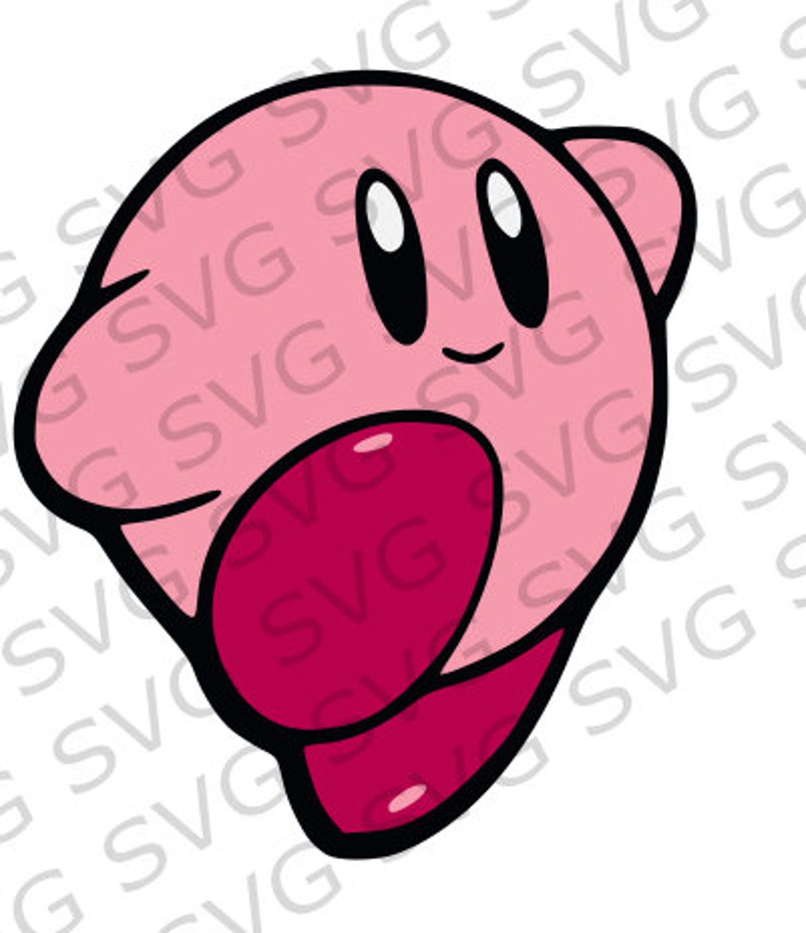 Multi-layer Kirby SVG - Etsy