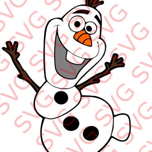 Multi-layered Olaf SVG File