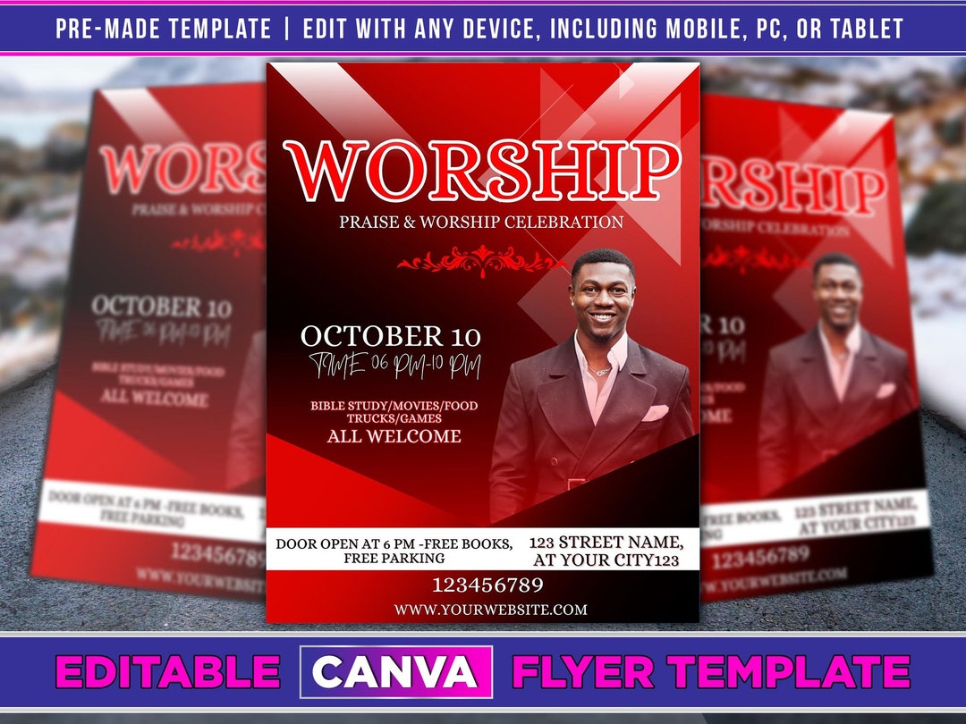 Nigerian Church Flyer Editable Canva Template US Letter Size. Etsy Nigerian Church Flyer Editable Canva Template US Letter Size. Etsy