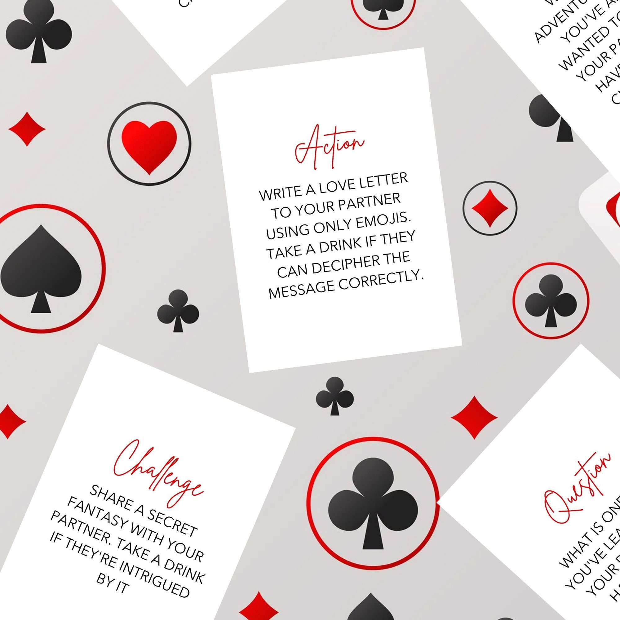 Drunk Desires Card Game for Couples Romantic & Playful Date Night