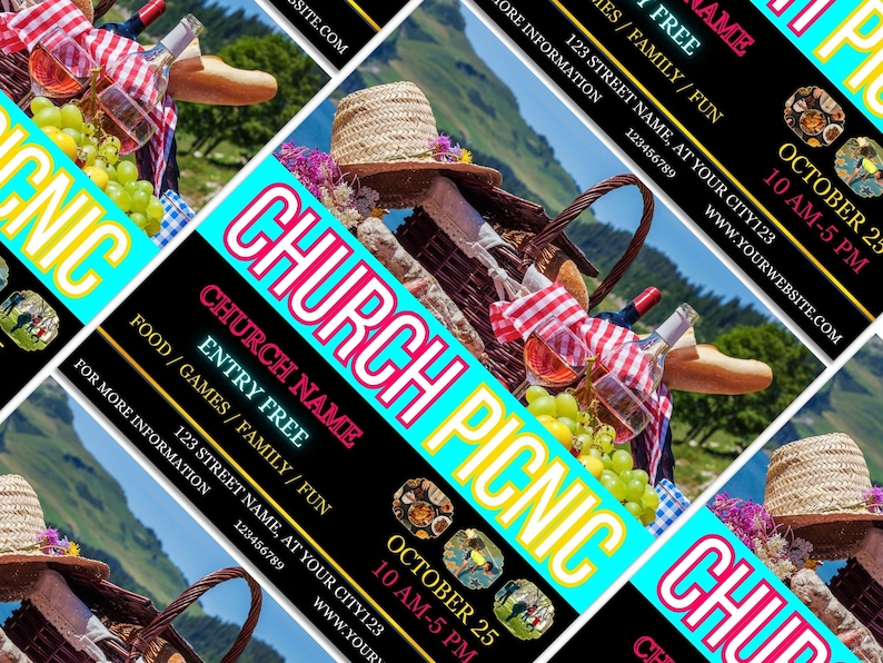 Image 17 for Church Picnic Flyer Templates