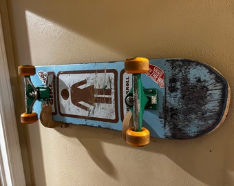 Handcrafted Maple Hardwood Skateboard Wall Mounts