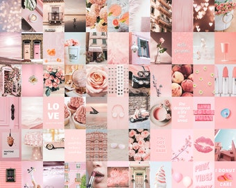 Download Pink Collage Neon Aesthetic Background Wallpaper  Wallpaperscom