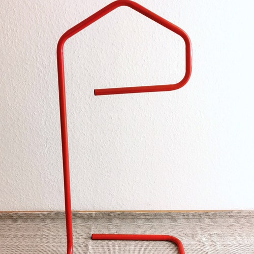 Ikea metal clothes stand, postmodern dress rack 