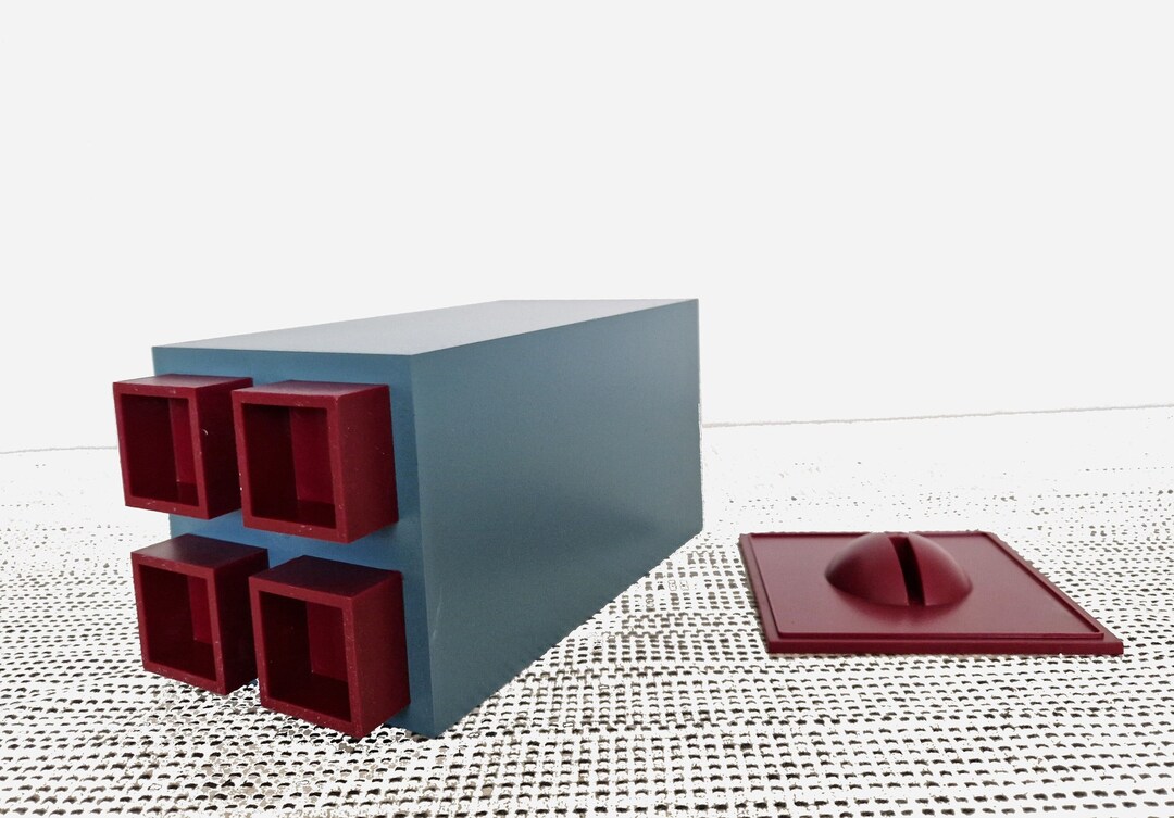 Vintage Alessi Euclid Storage Box - Michael Graves 90s Design - Etsy