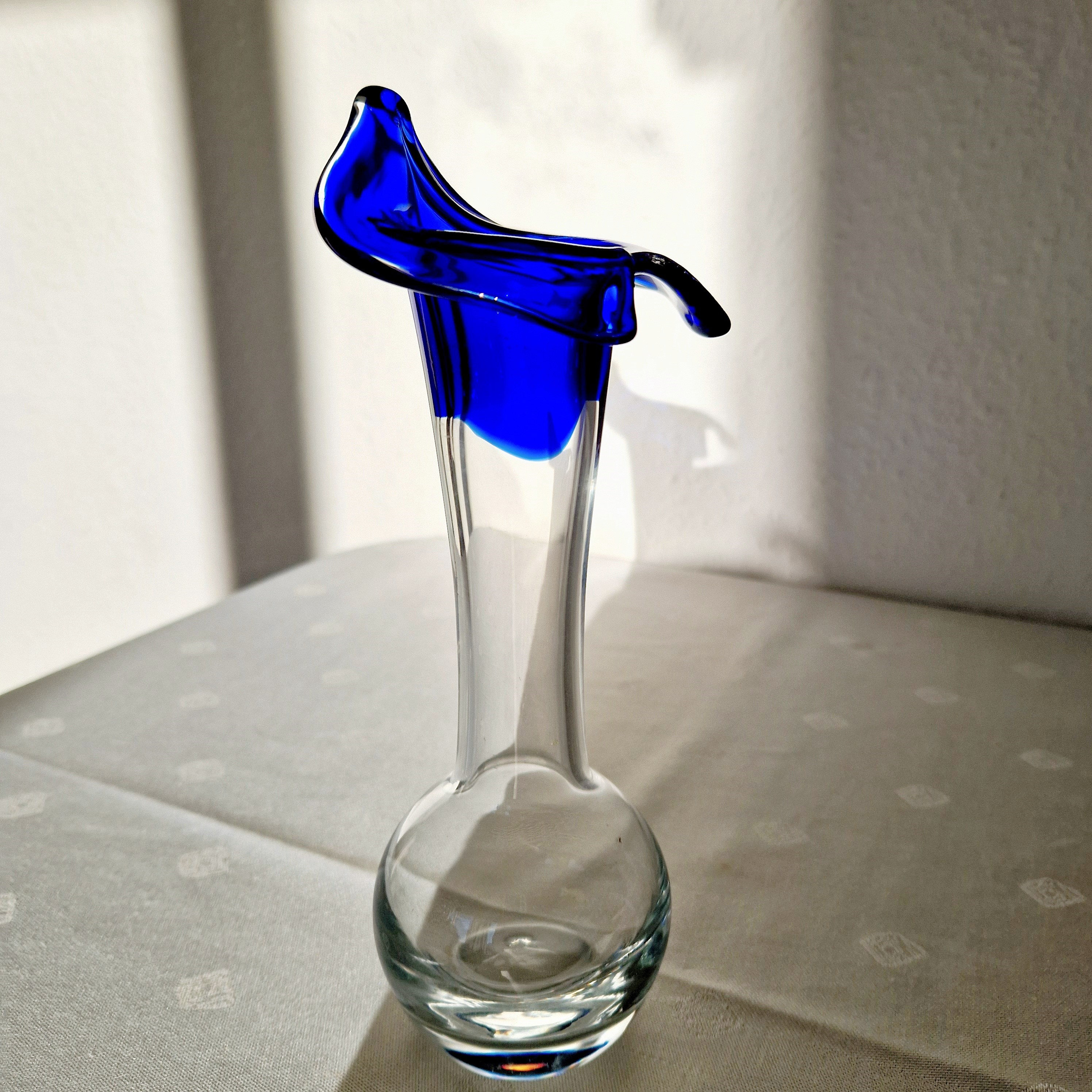 ヴィンテージデキャンタ ロイヤルブルー、ミッドセンチュリーコバルト