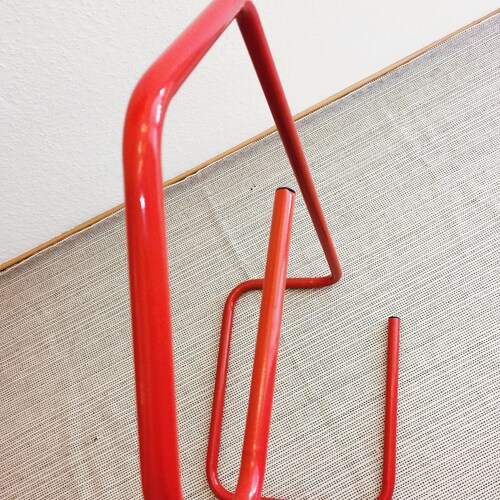 Ikea metal clothes stand, postmodern dress rack 