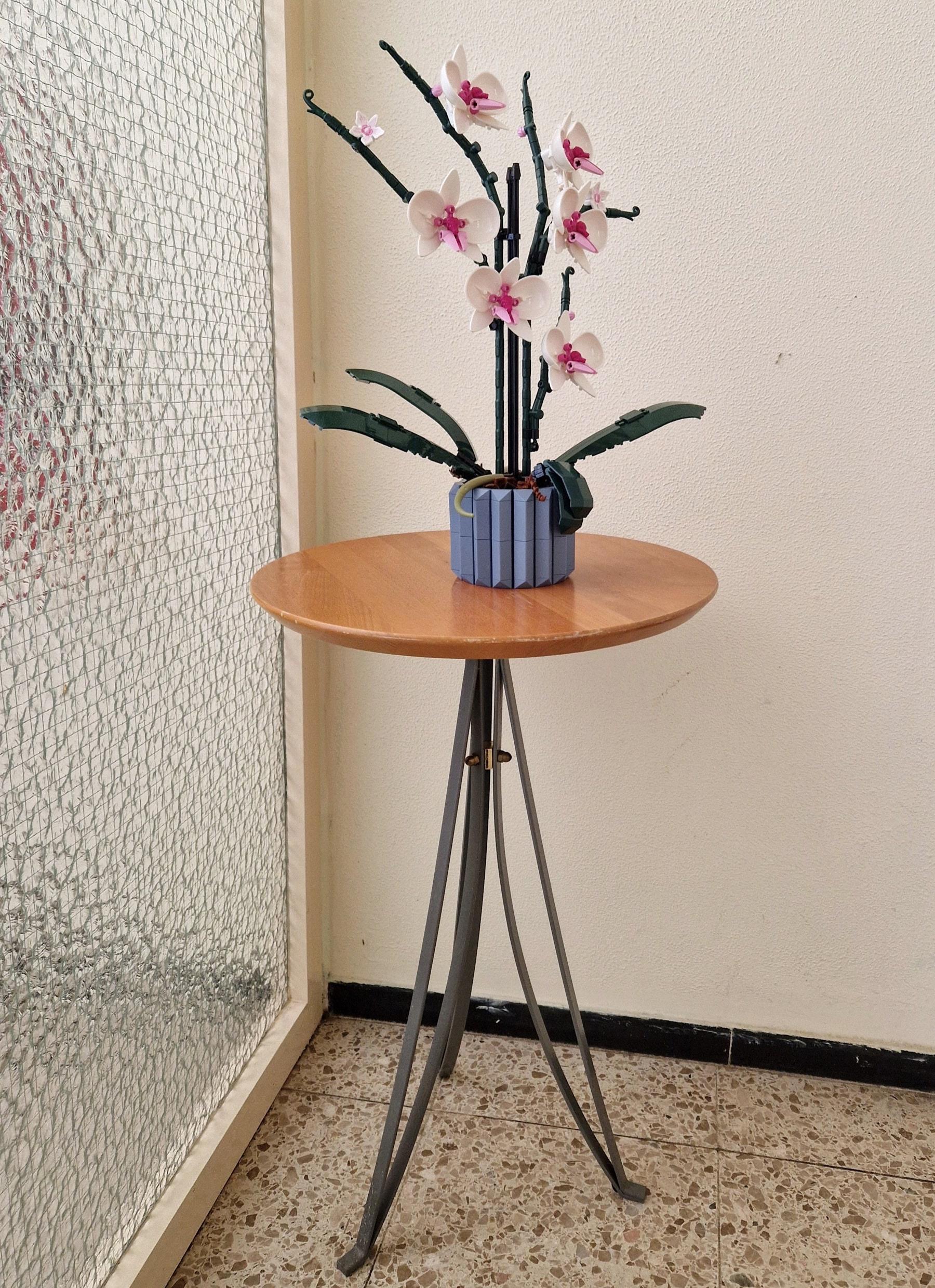 ヴィンテージ ポストモダン サイドテーブル：メープルトップ、スチール