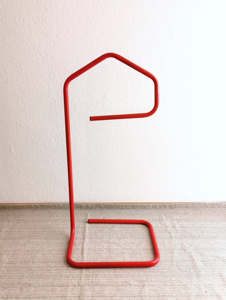 Ikea metal clothes stand, postmodern dress rack 