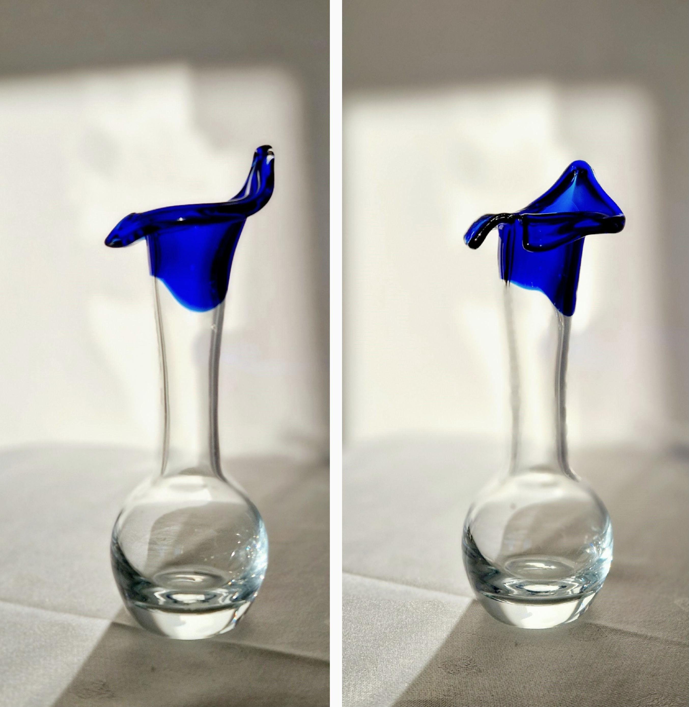 ヴィンテージデキャンタ ロイヤルブルー、ミッドセンチュリーコバルト