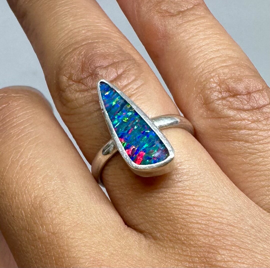 Australian Opal Ring - Etsy