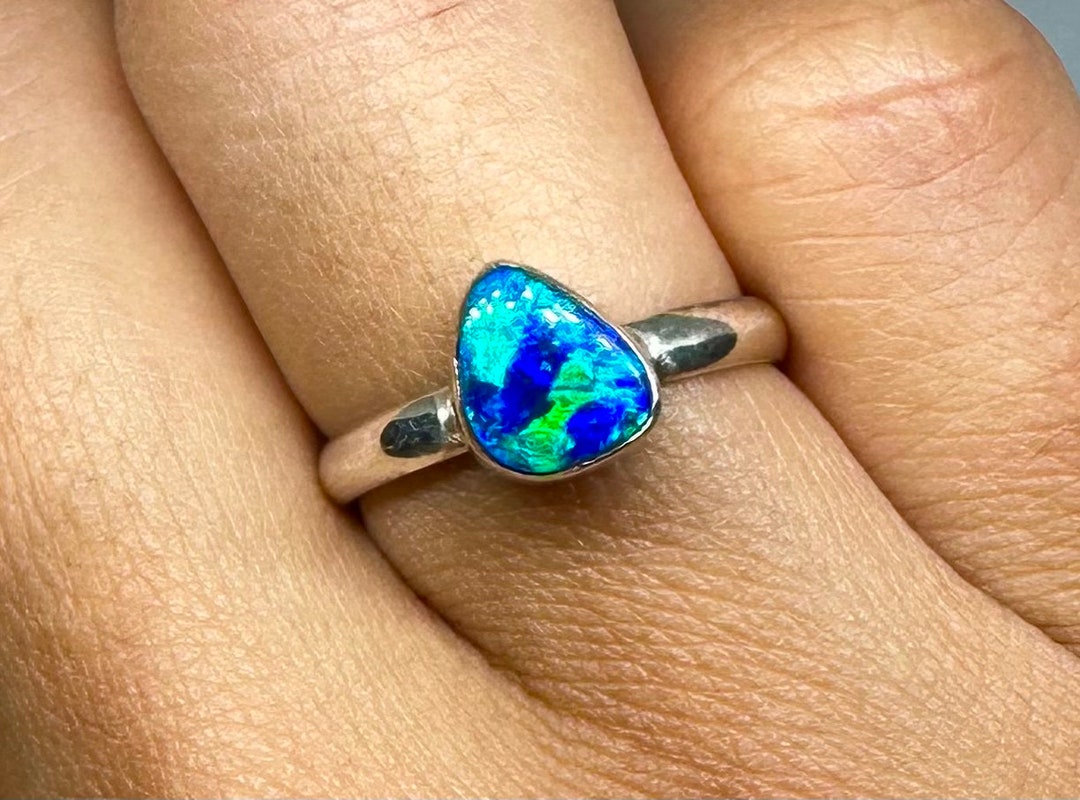 Australian Opal Ring - Etsy