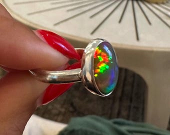Ethiopian Opal Ring