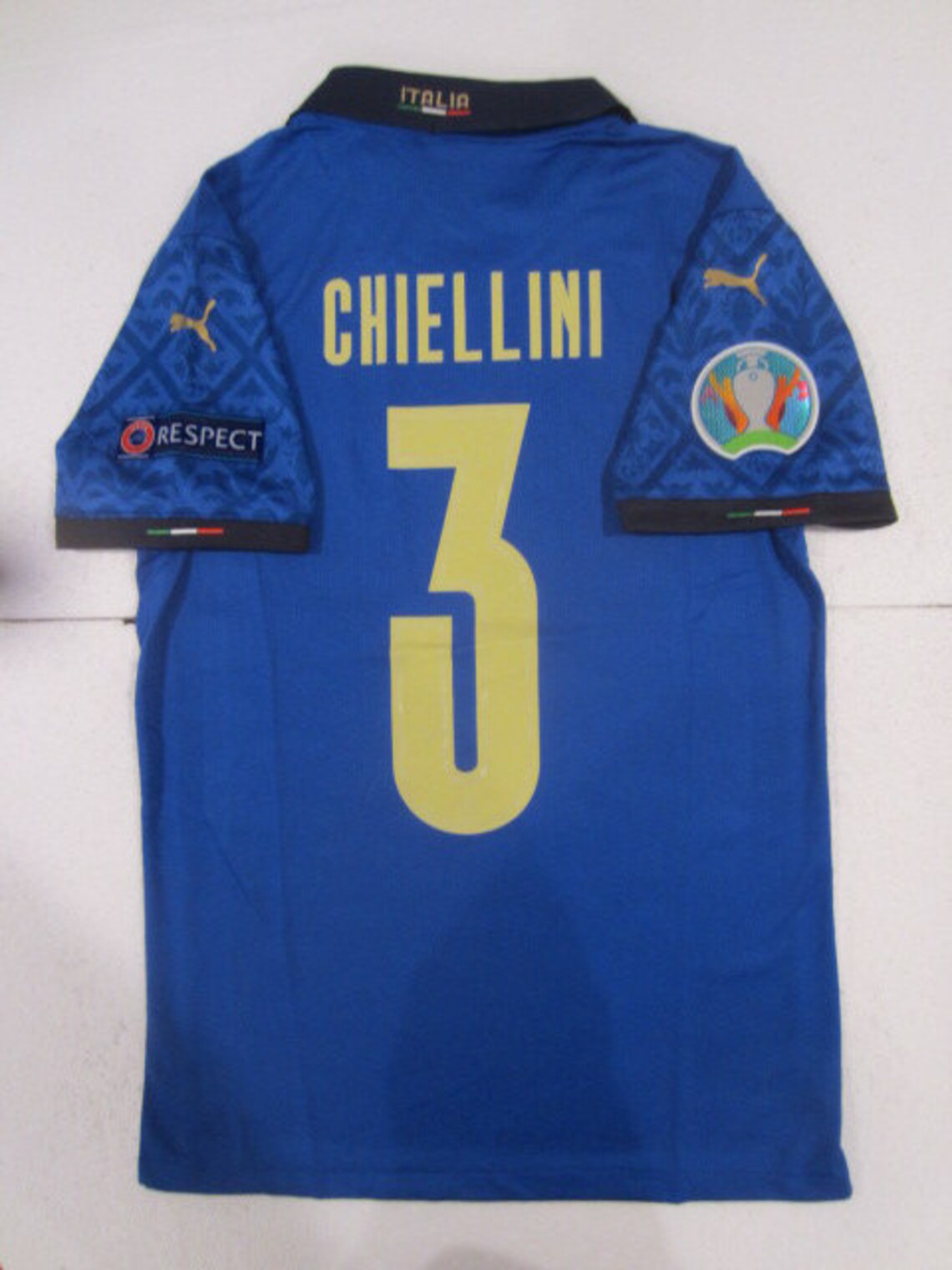 Giorgio Chiellini 3 Puma Italy Italia Euro 20/21 Champions | Etsy