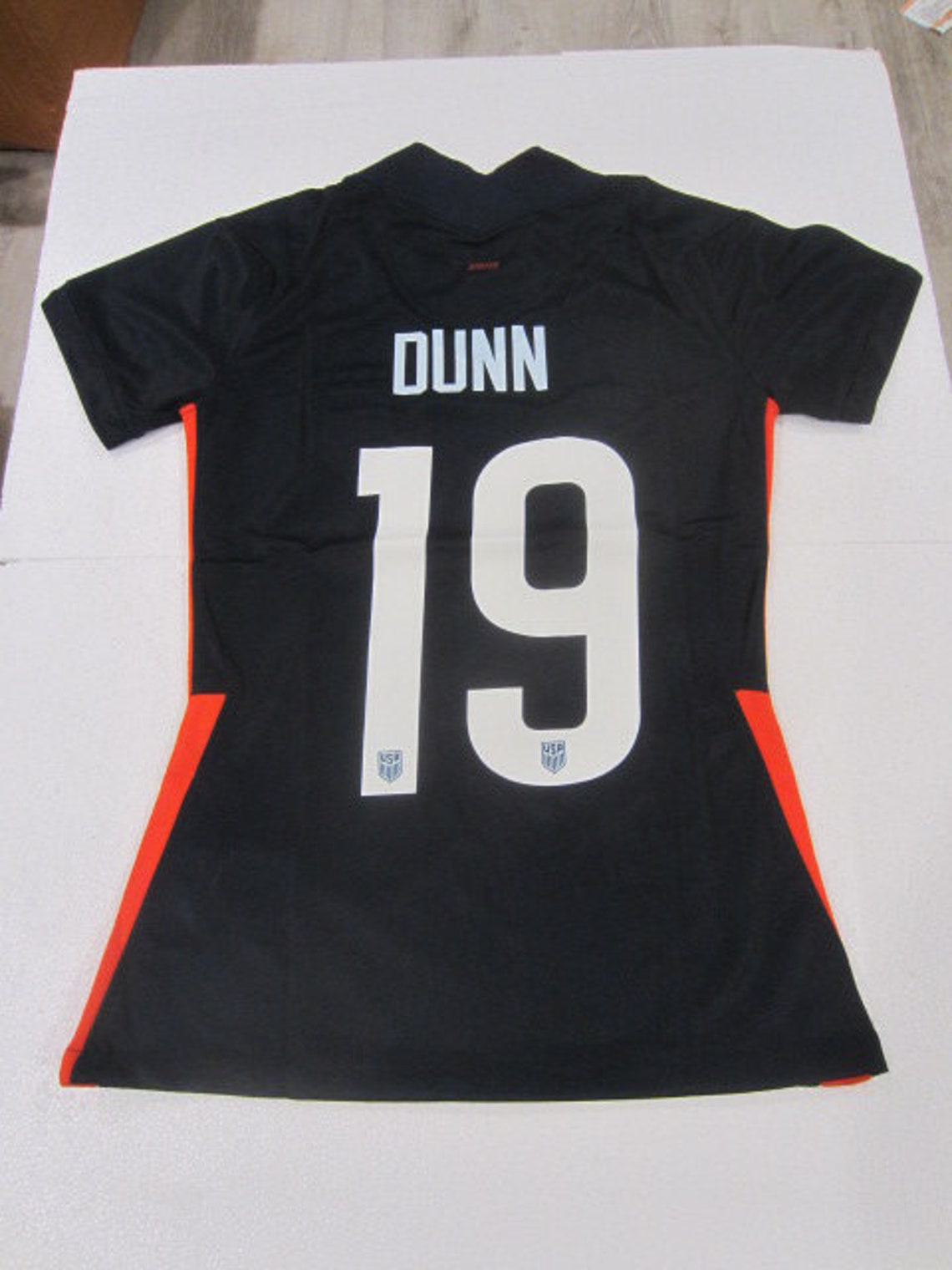 USWNT Women's White F4416228 Nike Replica Crystal Dunn 2020 Home Stadium Breathe Jersey 