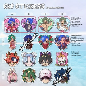 SK8 Stickers