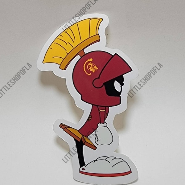 Marvin USC inspired sticker