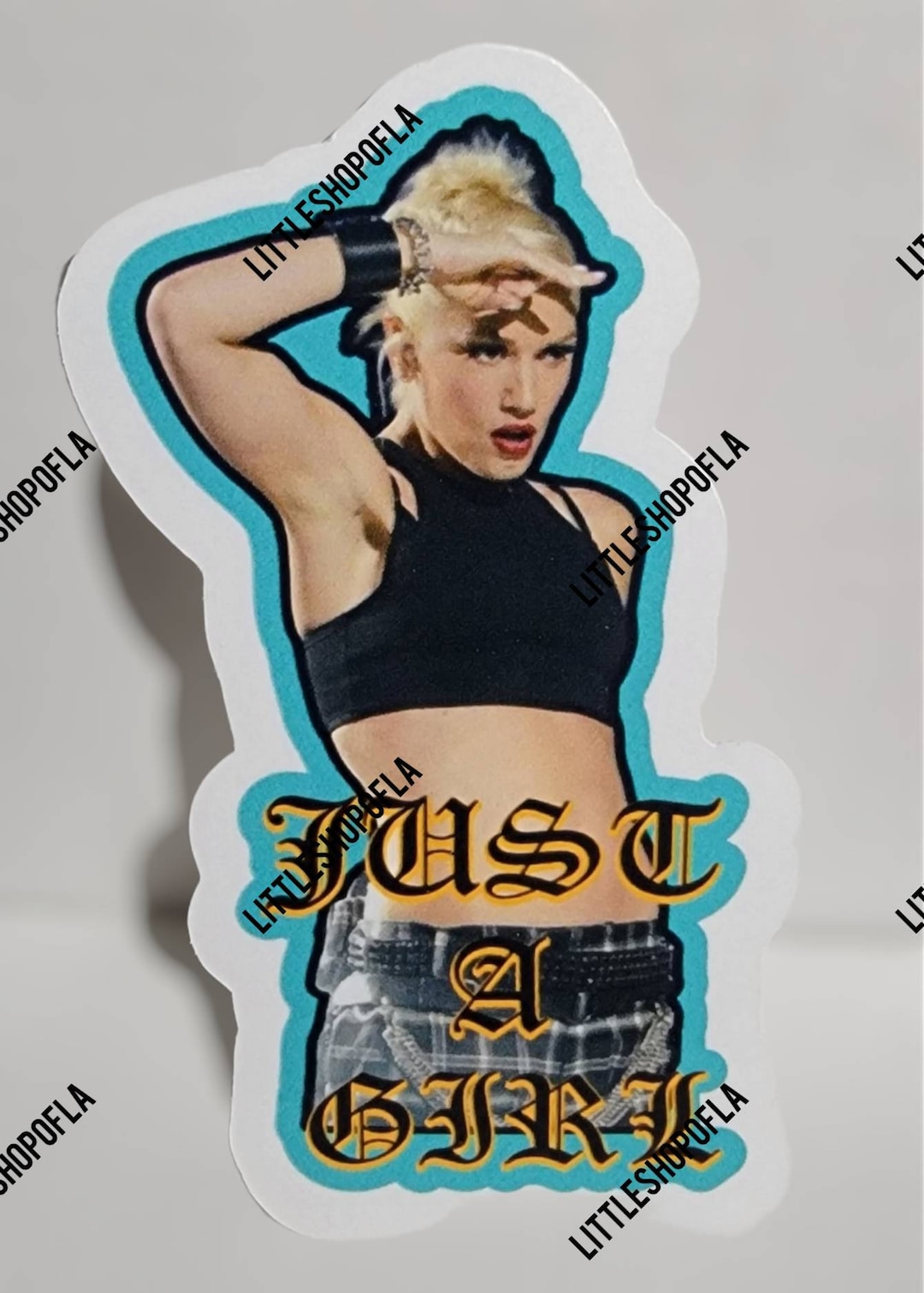 Just a Girl Sticker - Etsy