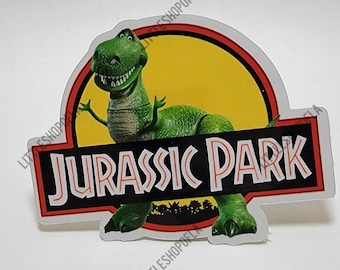 Rad Rax Dinosaur Sticker Rex Dinosaur Sticker: Toy Story Inspired, Waterproof Sticker - Etsy