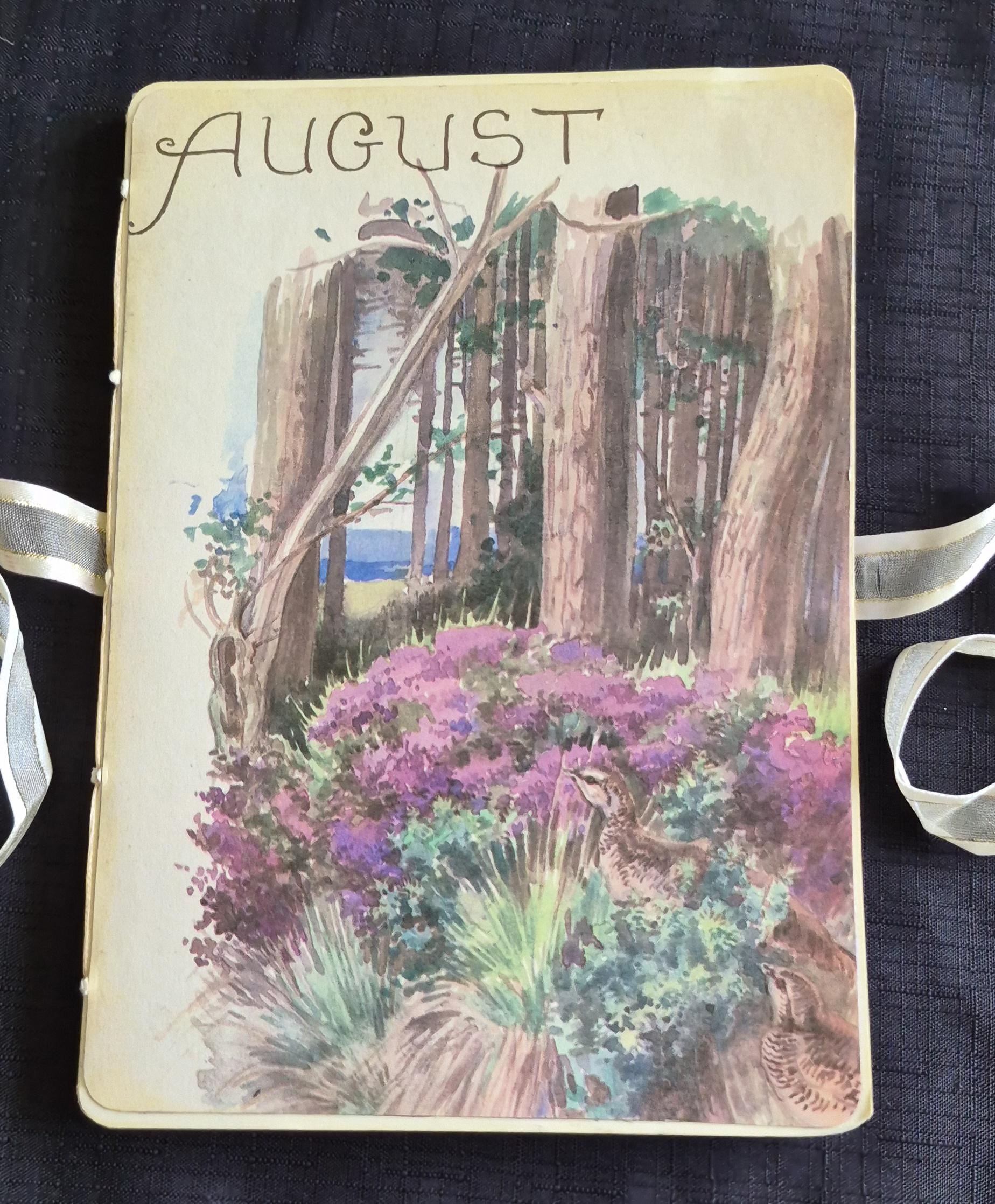 Edith Holden Inspired Journal, Edwardian Lady Diary, Monthly Notebook ...