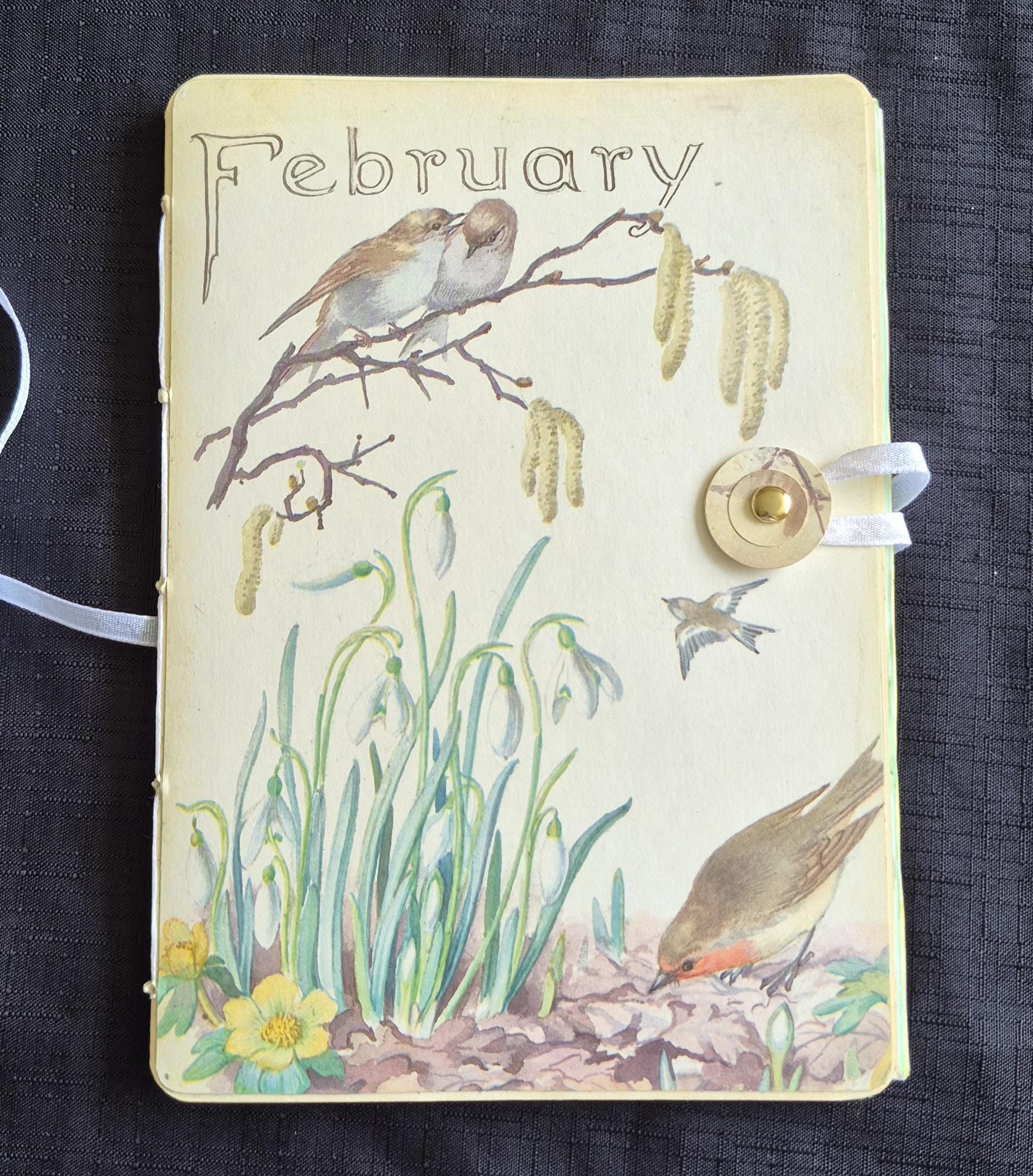 Edith Holden Inspired Journal, Edwardian Lady Diary, Monthly Notebook ...