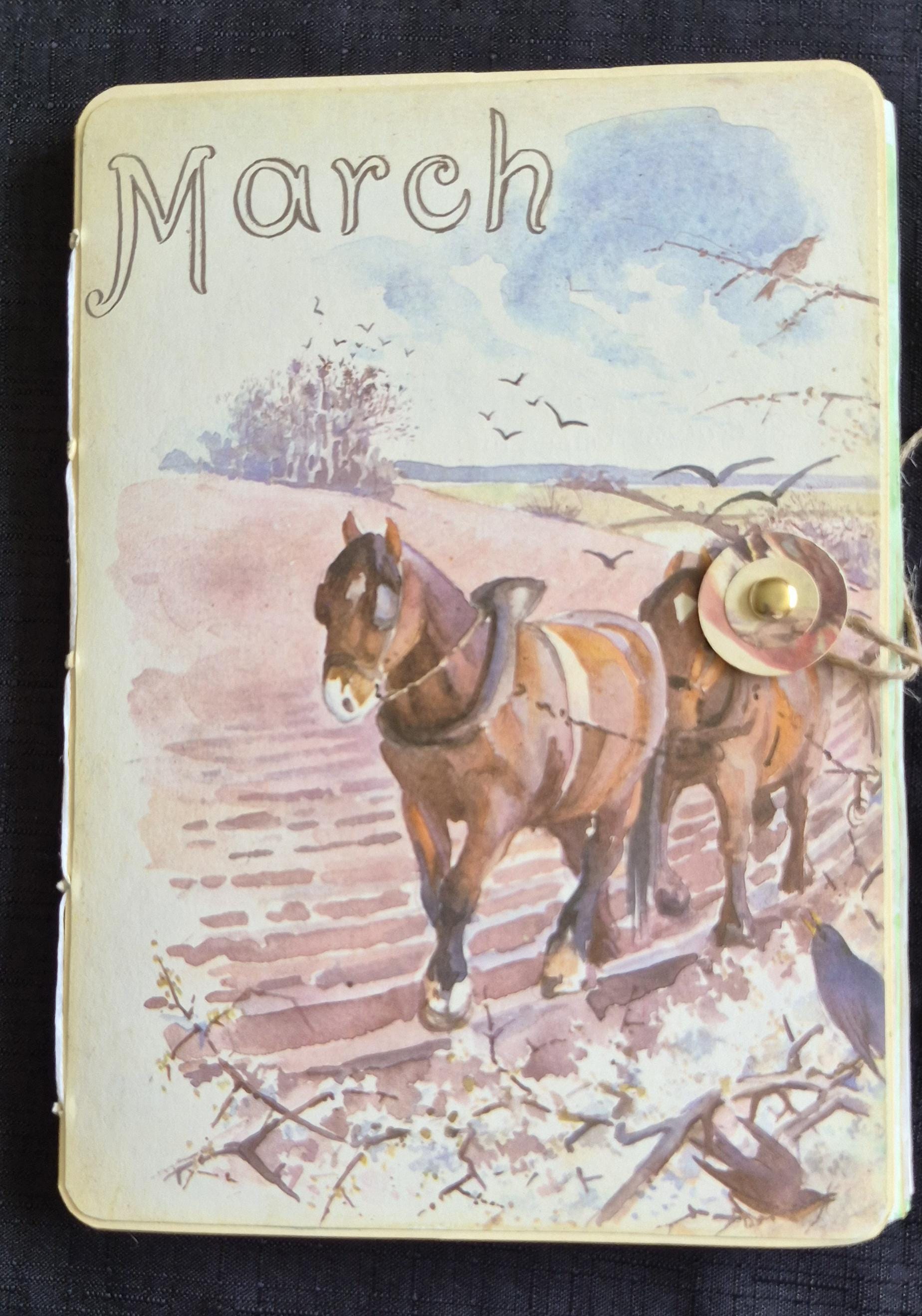 Edith Holden Inspired Journal, Edwardian Lady Diary, Monthly Notebook ...
