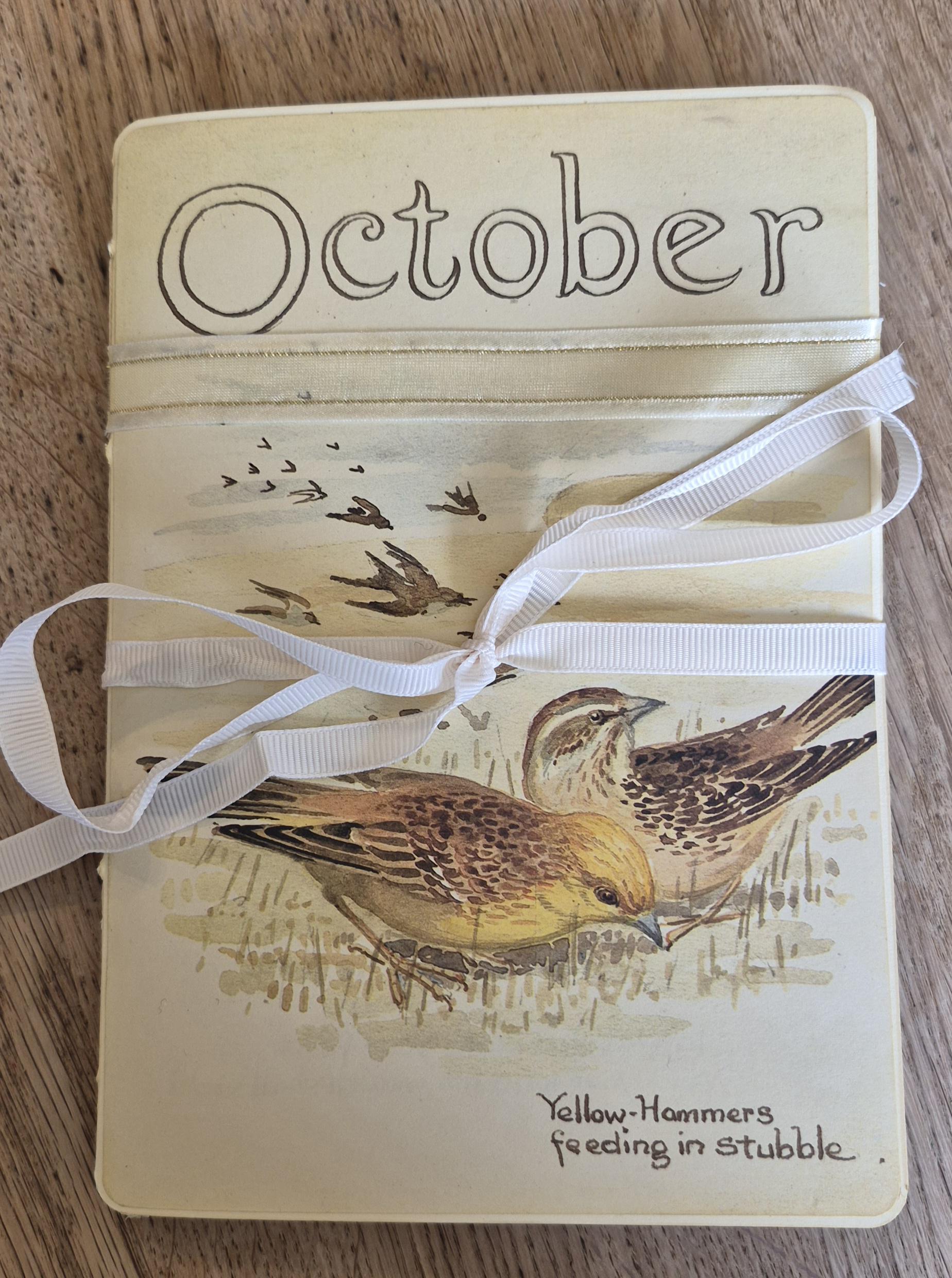 Edith Holden Inspired Journal, Edwardian Lady Diary, Monthly Notebook ...