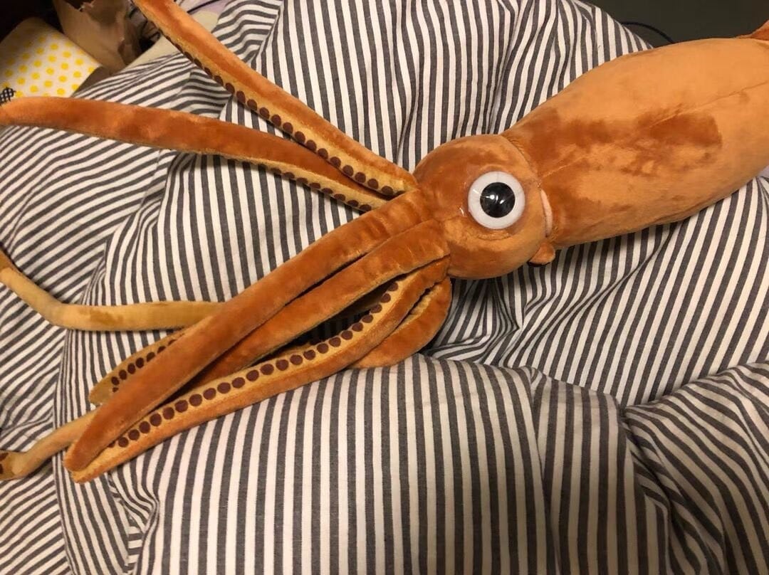 wild republic giant squid plush