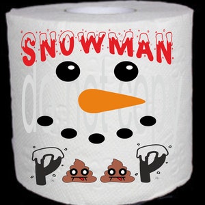 Carta igienica di Natale png pupazzo di neve cacca digitale download sublimazione dtf 300 dpi