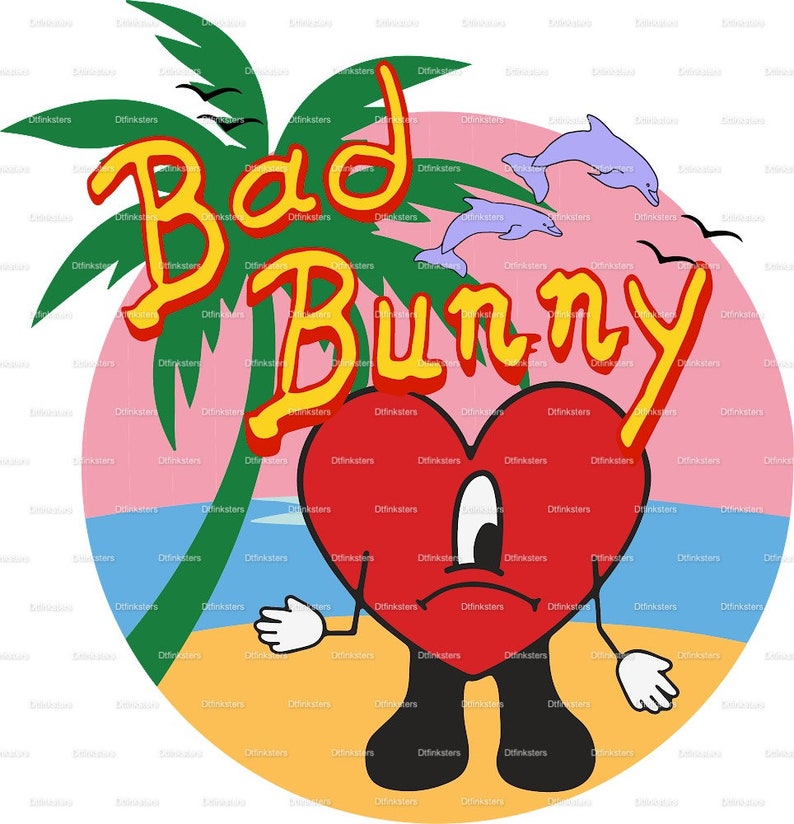 Bad bunny un verano sin ti png 300dpi descarga digital dtf - Etsy España