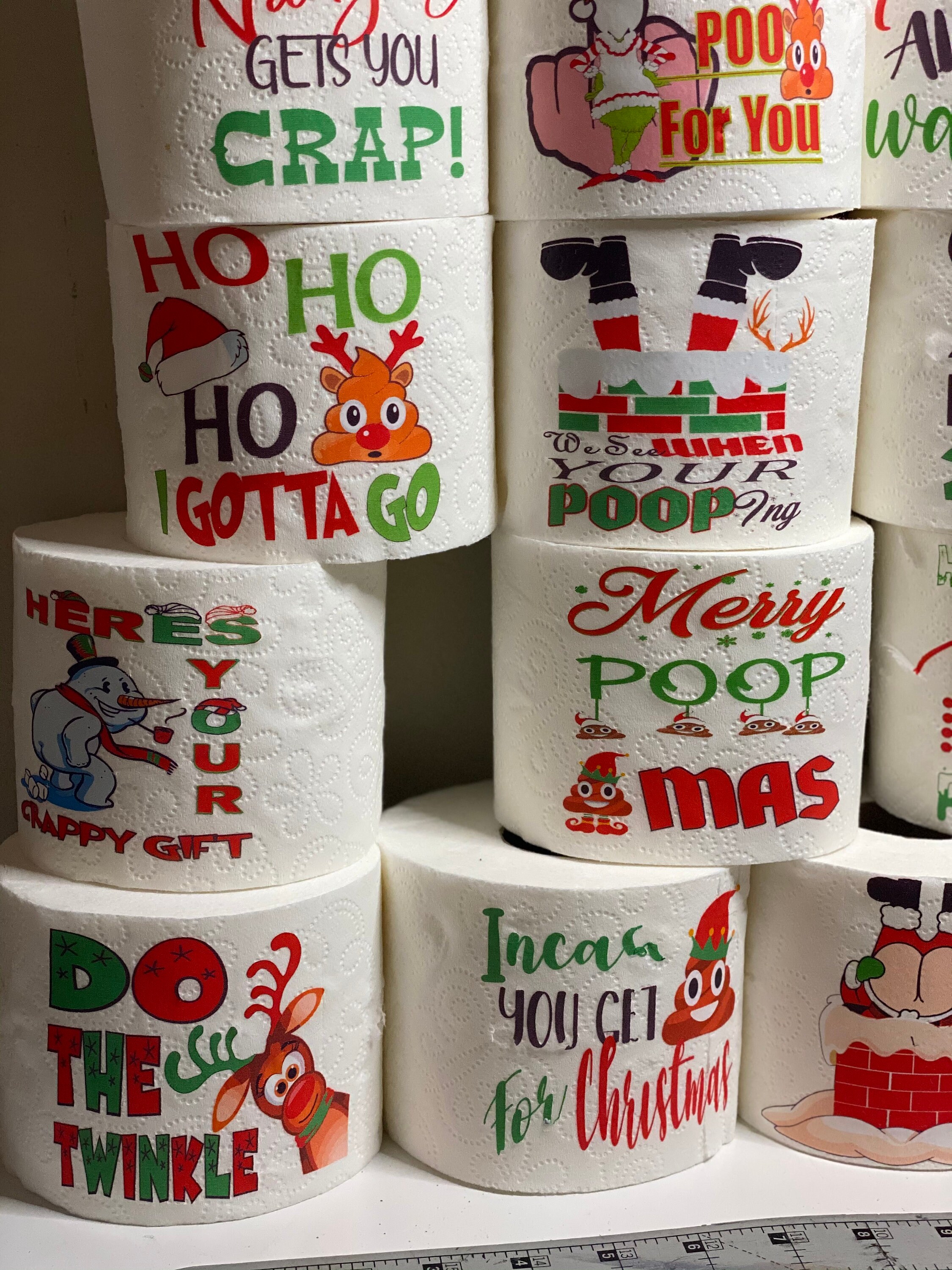 20 Christmas Bundle Png Toilet Paper Images for Sublimation Etsy