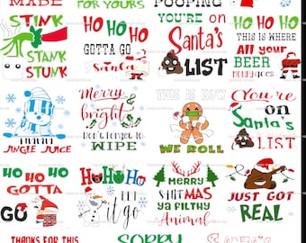 christmas toilet  paper png bundle 20 transparent images for dtf sublimation printing please  christma bundle have fun with the images