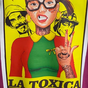 La Toxica Png Digital Download for Tshirt Printing Dtf Sublimation Dtg