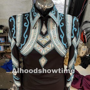 Western custom rodeo queen showmanship horsemanship Western pleasure women show jacket