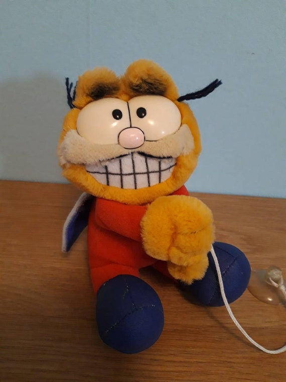 Vintage Garfield (1979!) Hanging on the Rope. Plush Toy - Etsy