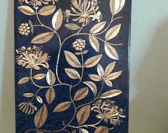 Gustavsberg Sweden Amazingly beautiful vintage ceramic wall plaque Created by Heinz Erret Signed