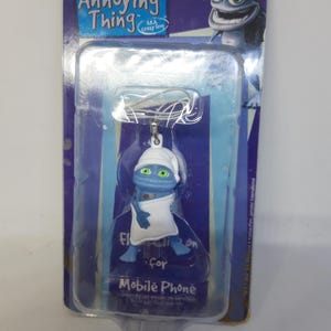 Crazy Frog rubber vintage decorative detail for cellphone/keychain/bag