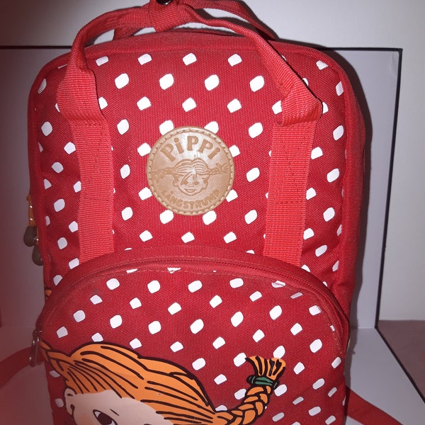 Pippi Longstocking stylish backpack Made in Sweden