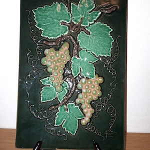 Jie Gantofta,  fine ceramic wall plaque/relief, design by Aimo Nietosvuori