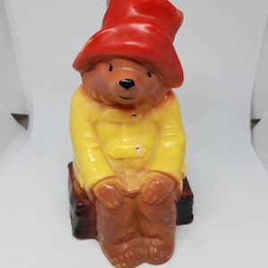 Vintage (1979!) Paddington figurin/penny bank