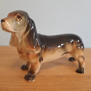 Kingston pottery,  fine porcelain dachshund