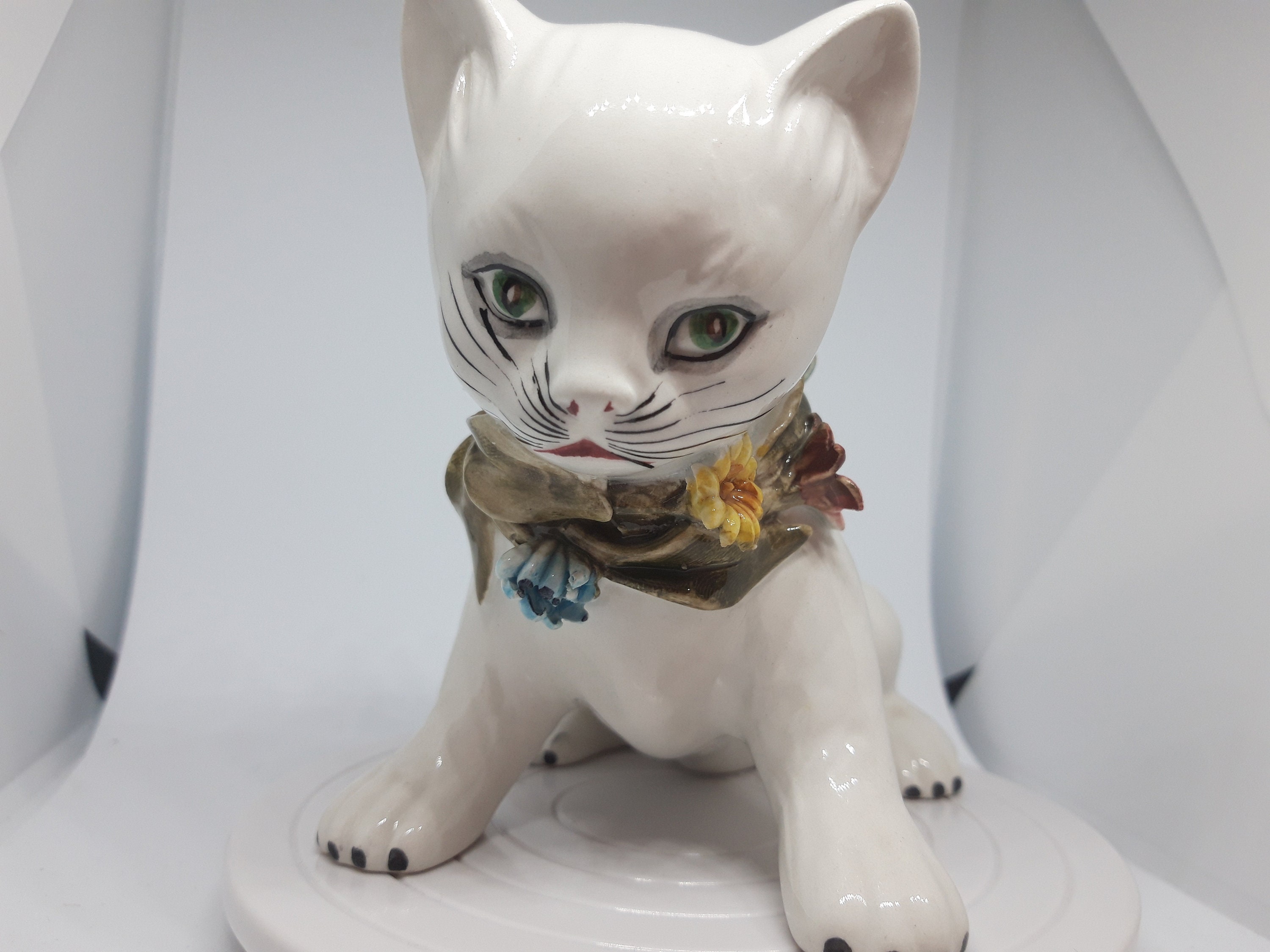 Italian Ceramic Cat - Etsy