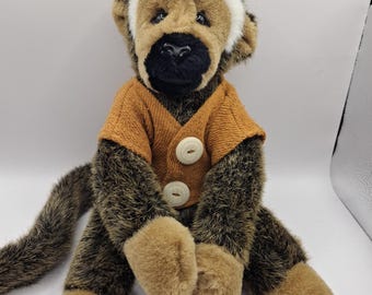 Peluche molto carino della scimmietta di Pippi Calzelunghe del signor Nilsson