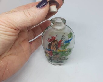 ヴィンテージ 裏絵 中国製嗅ぎタバコ瓶 - Etsy 日本
