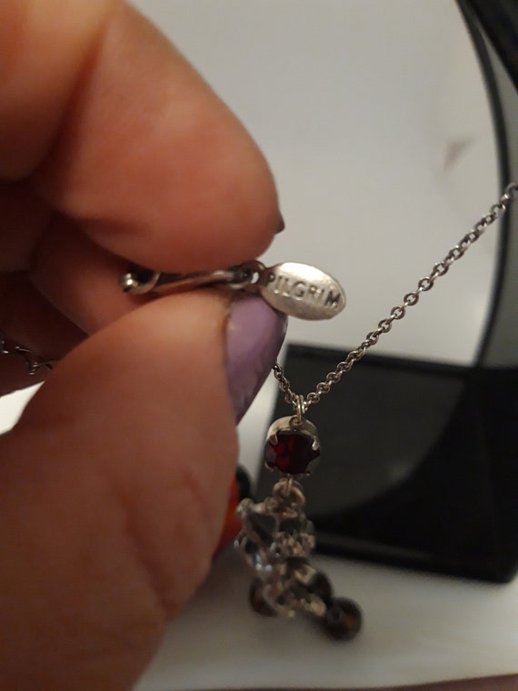 Fine vintage necklace with cute cherub Pilgrim Denmark high quality jewelry