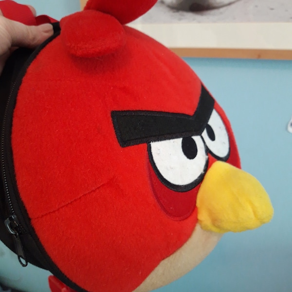 Sac à dos Angry Birds 3D Rouge